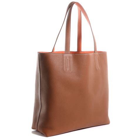 hermes double sens sizes|hermes reversible tote bag.